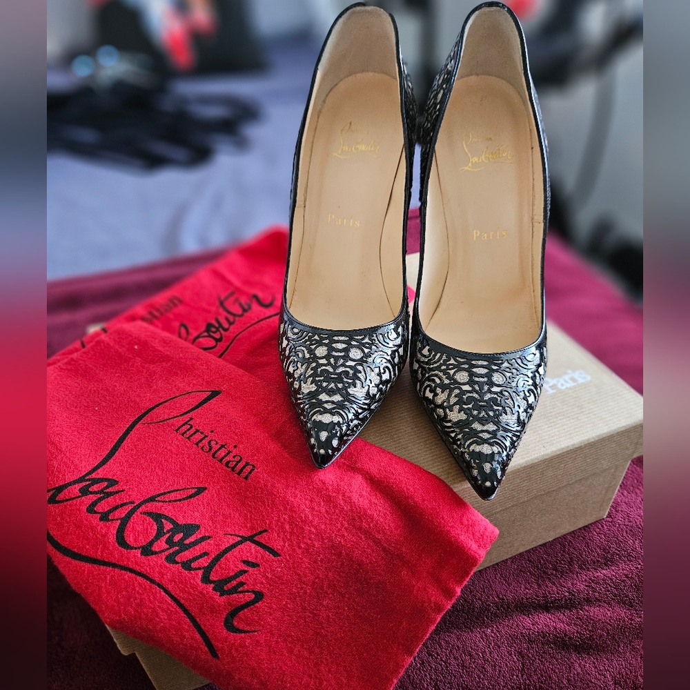 Christian Louboutin So Pretty 120 Veraion Silver-Colom